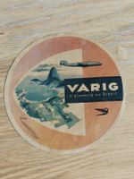 Alte Litho Gepäck Vignette / VARIG Airlines - Brasil 