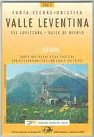 Landkarte 266T Valle Leventina 2000. Mit Wanderwegen
