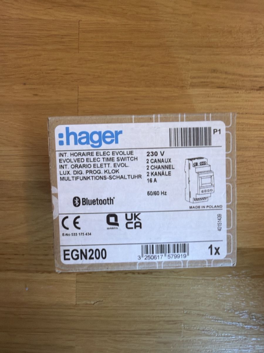 Hager Interruttori: Schaltuhr 2Kanal EG200N – Nuovo e nell'imballaggio originale da Steffisburg venduto da gia_5gkm