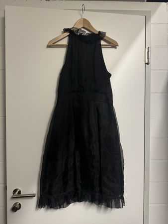 D&G Seidenkleid Gr. IT 44 Cocktailkleid schwarz elegant