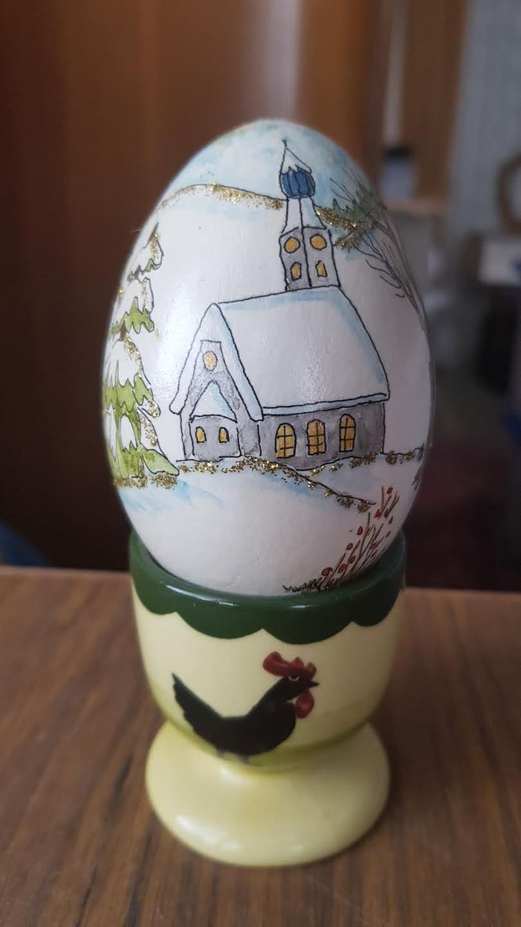 Figuren: Osterei Künstlerei Nr.3 – Gebraucht aus Mörschwil von antiksalon 8