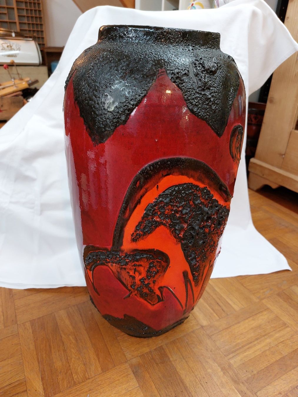 Vasi & Recipienti: Midcentury Fat Lava, Bodenvase – Usato da Niederuzwil venduto da wolkenlos80 2
