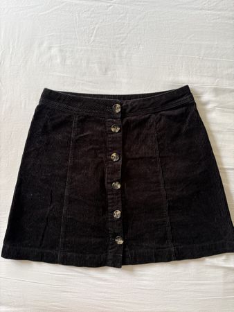 Cord Rock, H&M, Grösse 36, schwarz