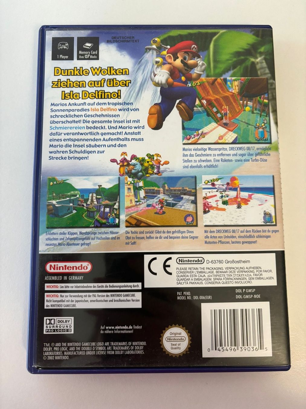 Spiele: Super Mario Sunshine (Gamecube) – Gebraucht aus Herisau von  2