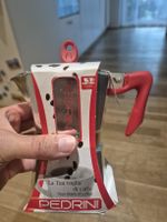 Espressokocher Pedrini 3 Tassen Aluminium neu verpackt