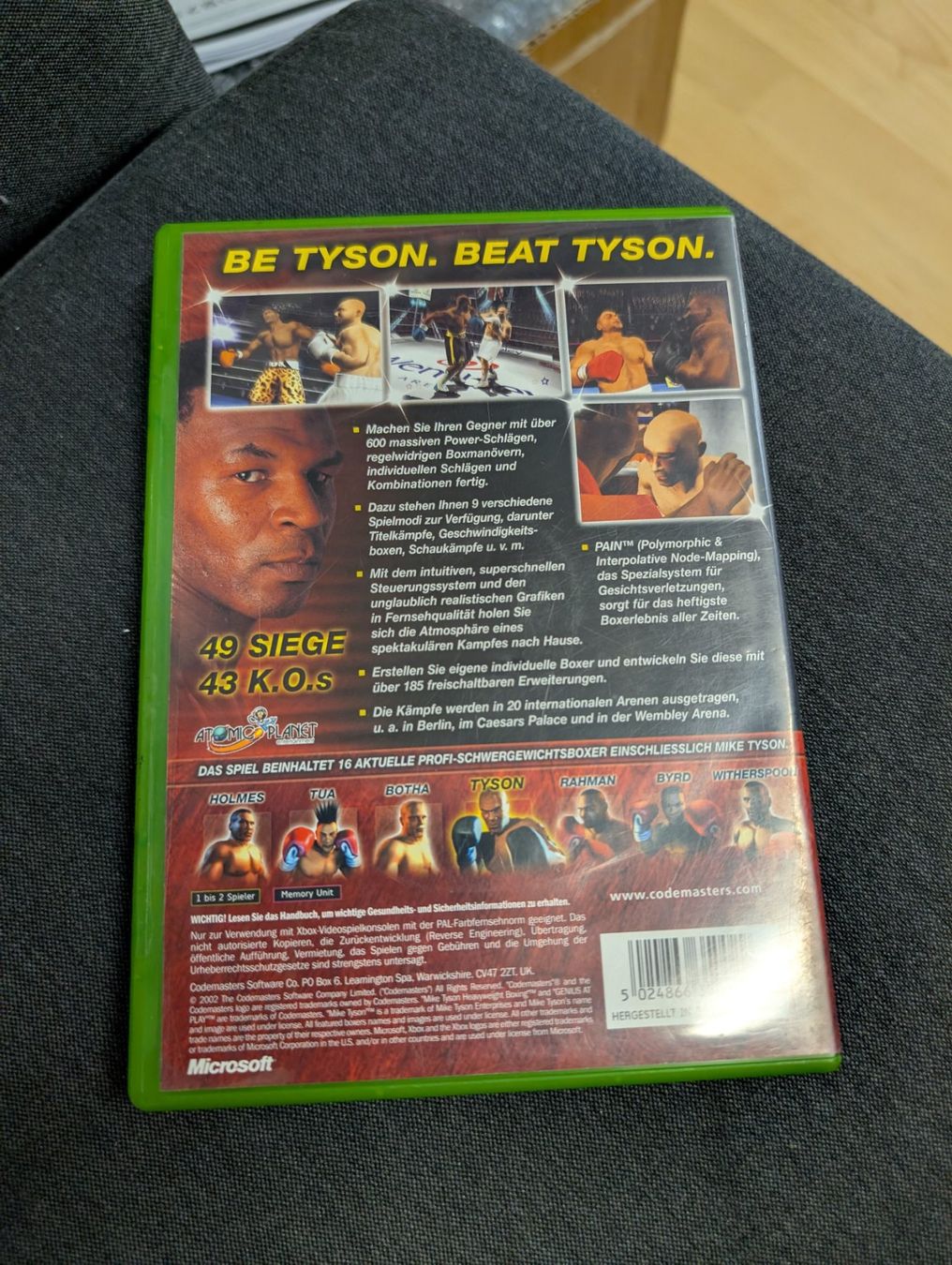 Spiele: Mike Tyson heavyweight boxing xbox – Gebraucht aus Giubiasco von Ticinerd 1