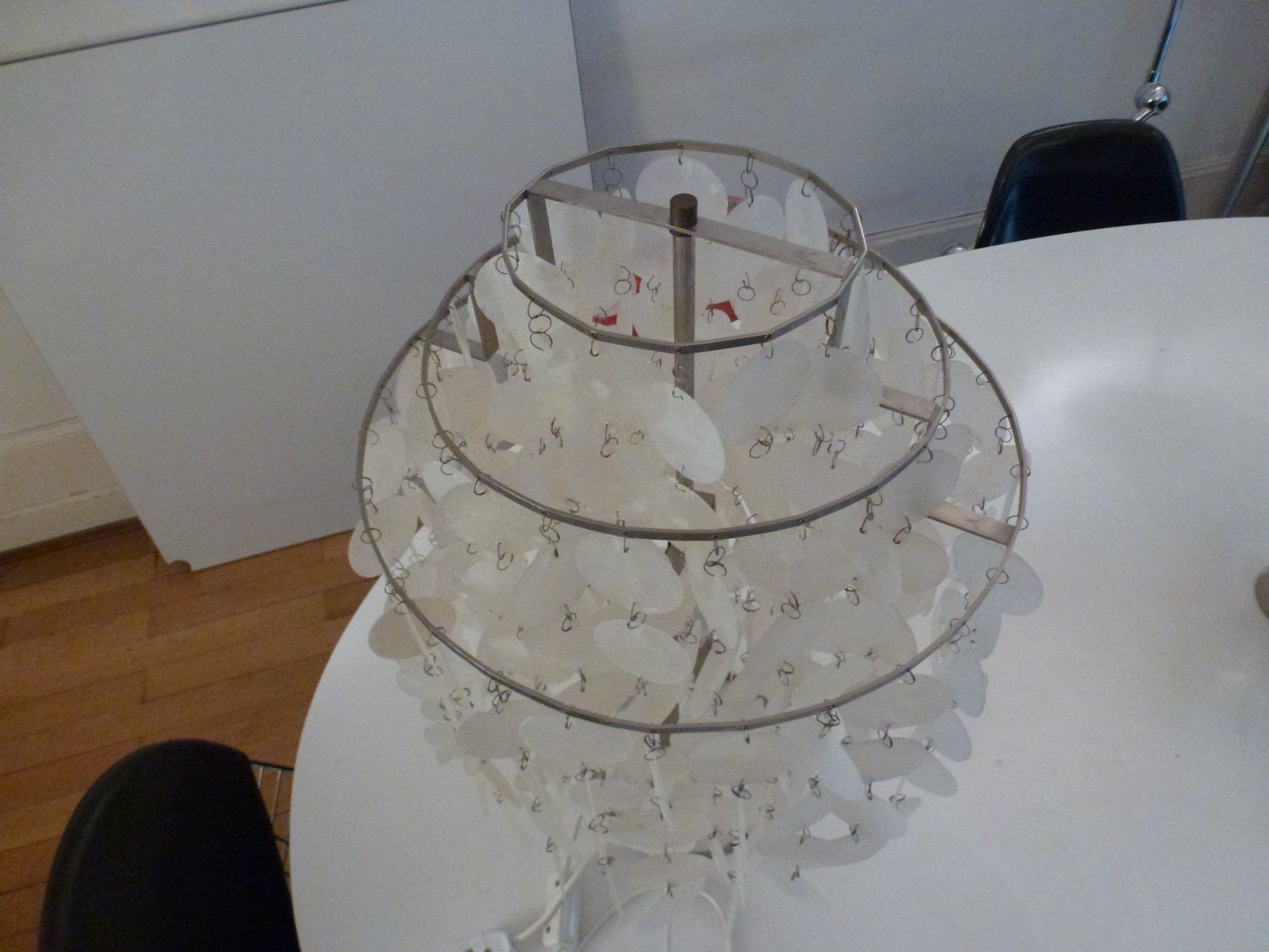 Lampade: Tischlampe Fun, Panton Muschelplatten – Usato da Zürich venduto da Luftibus01 1