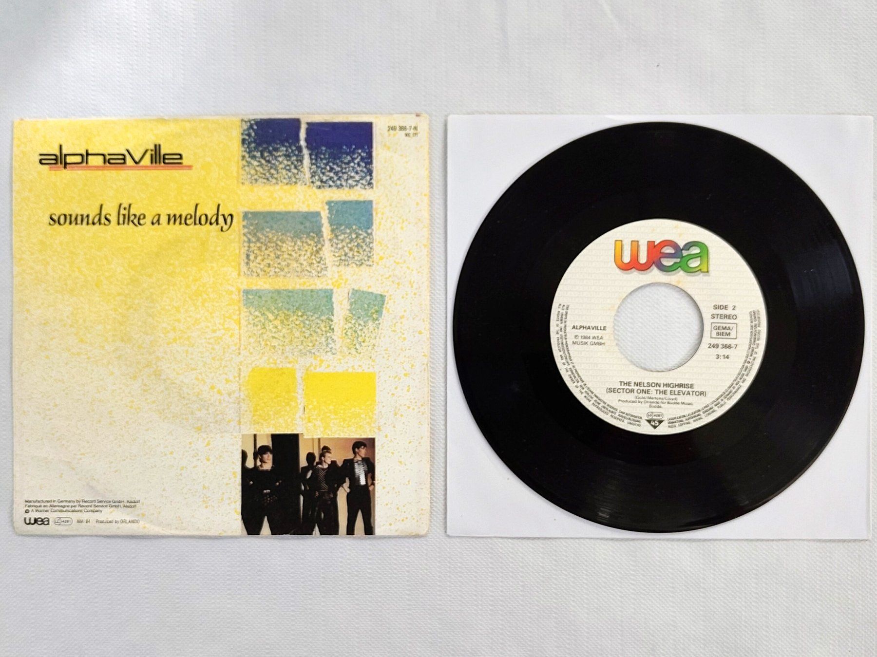 Schallplatten: 7" Single Alphaville: Sounds Like A Melody – Gebraucht aus Hindelbank von iCardologe 1