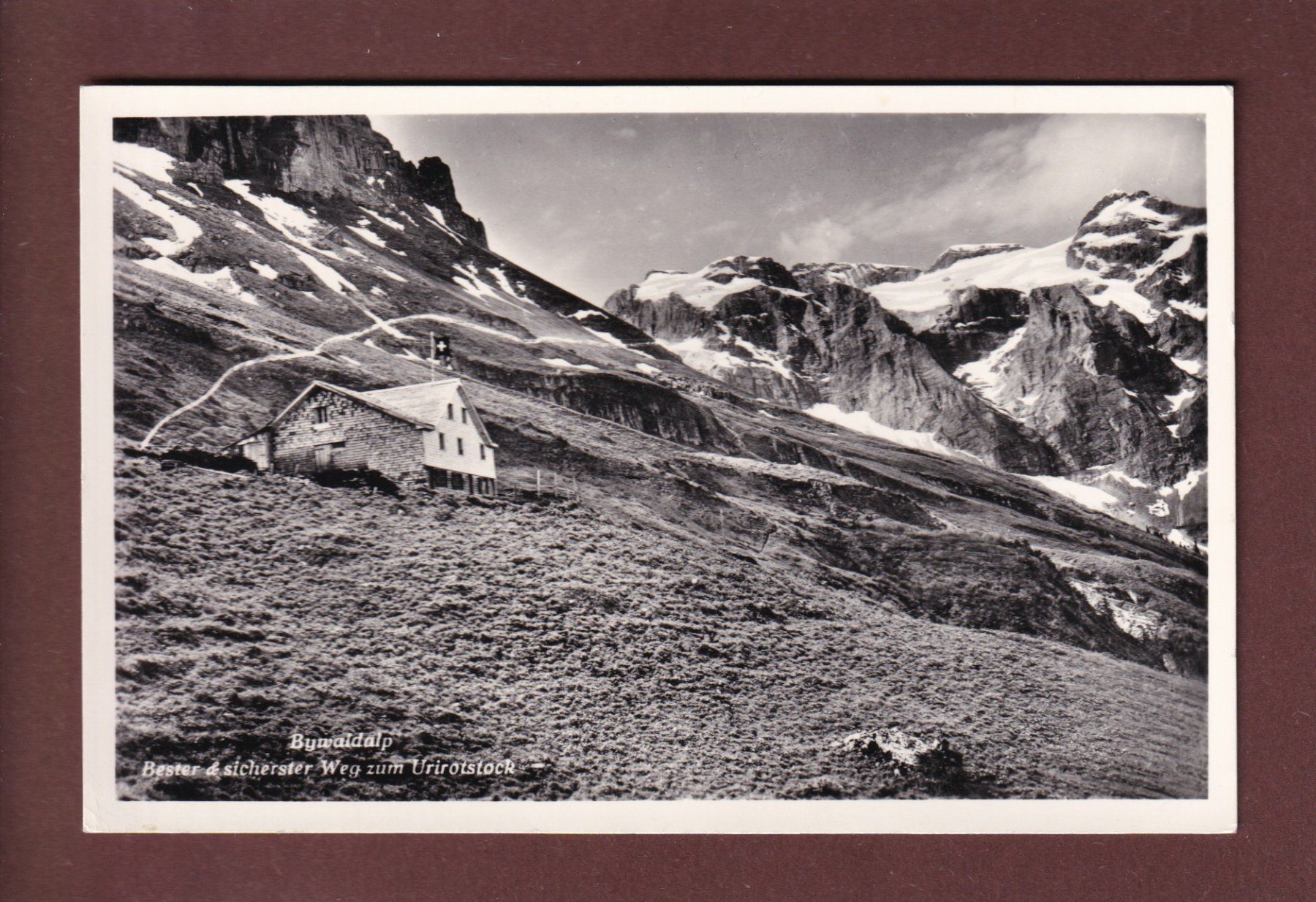 Cartoline postali: BYWALDALP - 1971 – Usato da Pully venduto da nicecards