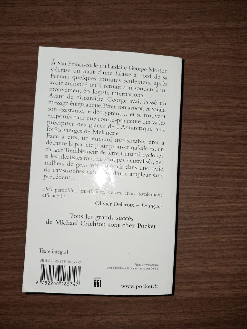 Libri: Etat d'urgence de michael Crichton – Usato da Le locle venduto da juliensaran 3