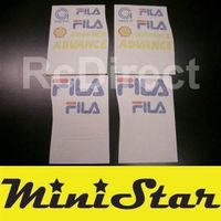 SPONSORAUFKLEBER FILA für Minibike