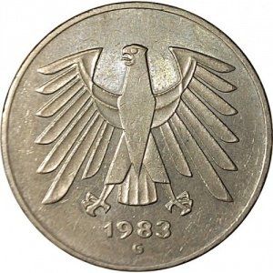 Alle Münzen: 5 DM Münze - 1983 – Gebraucht aus Nesselnbach von sir.lanzelot 1