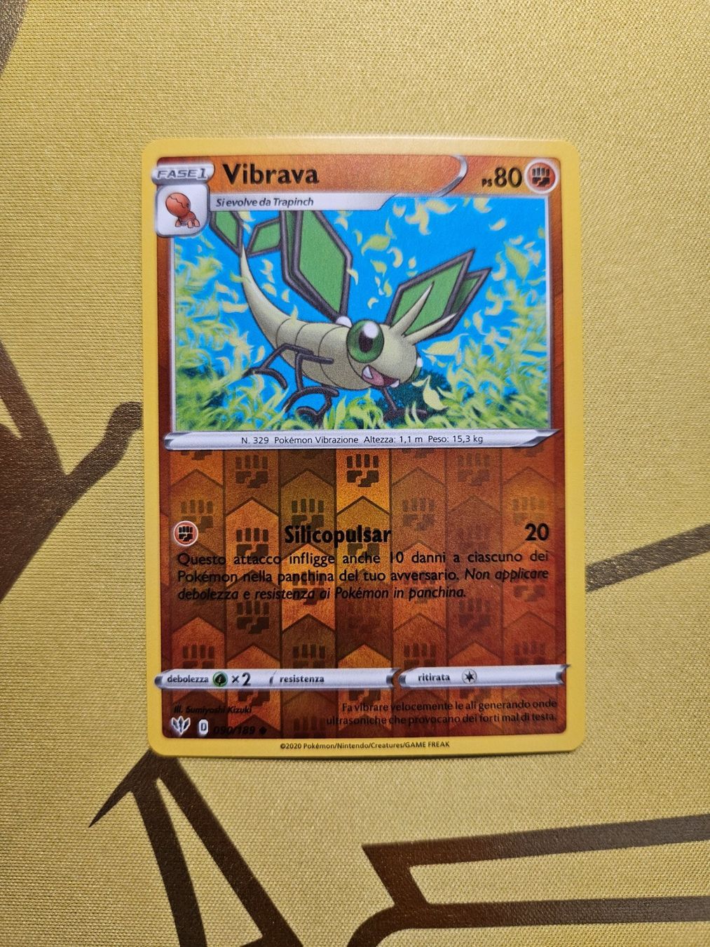 Pokémon Carte collezionabili: Darkness Ablaze - Vibrava – Usato da Bellinzona venduto da Pokemarco