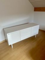 Sideboard weiss 2 Tueren 2 Schubladen Zustand - gebraucht