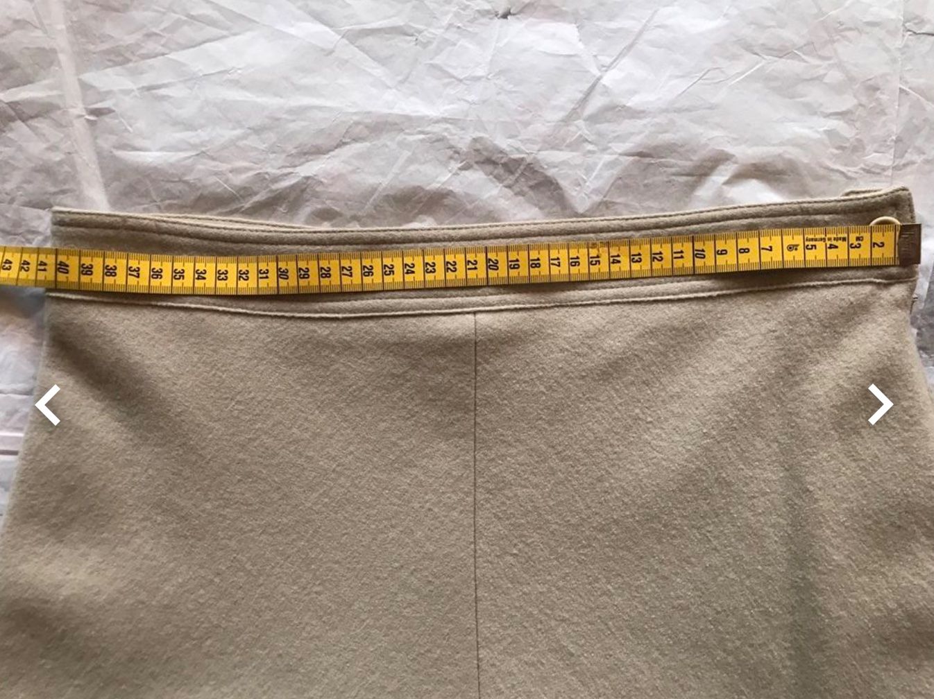 Röcke: GERARD DAREL, T40,100% Wolle beige – Gebraucht aus Zürich von str_nt5s 2