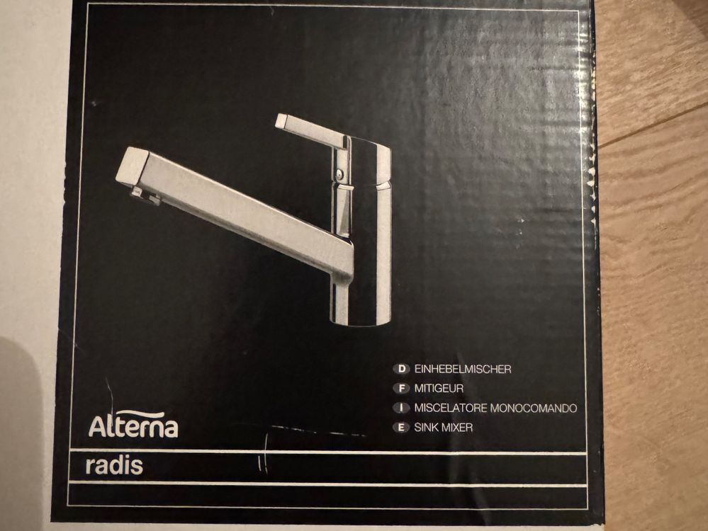 Spültischmischer Alterna radis verchromt 3