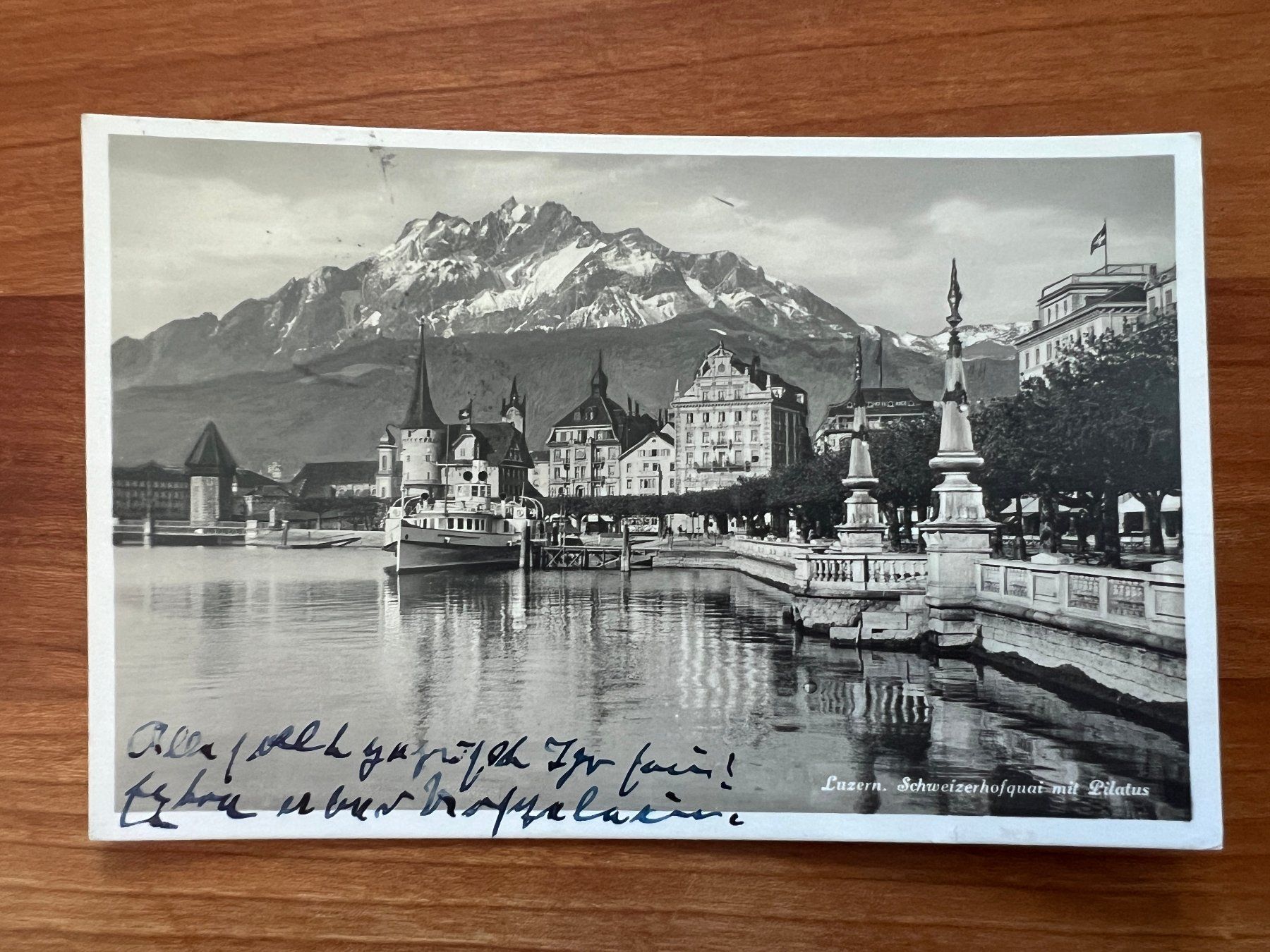 Cartoline postali: AK  1920  Luzern       (G2022) – Usato da Hinwil venduto da Sidi4