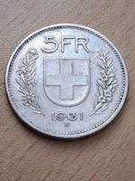 5 FRANKEN 1931 SEHR SCHÖN