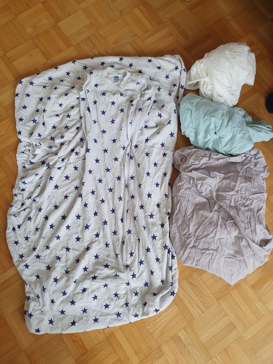 Original Zewi Decke 70×140 cm mit 3 Fixleintücher dazu. Kaufen auf