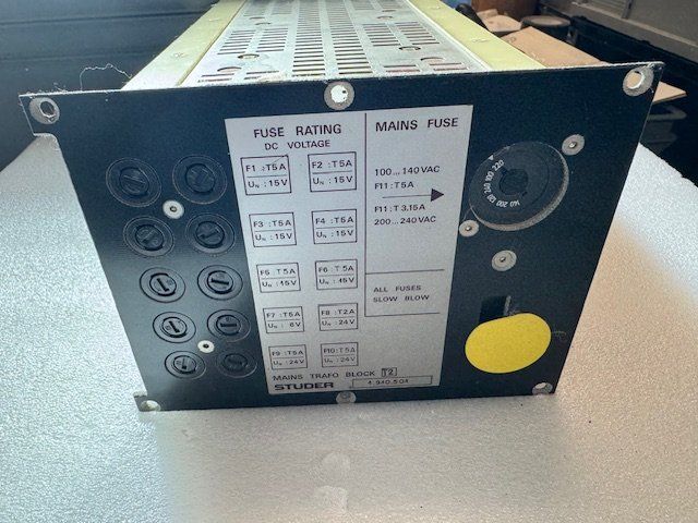 Studer Platines de mixage: Studer Trafo Block 1.910.501 – D'occasion à Suhr par Audiobruno