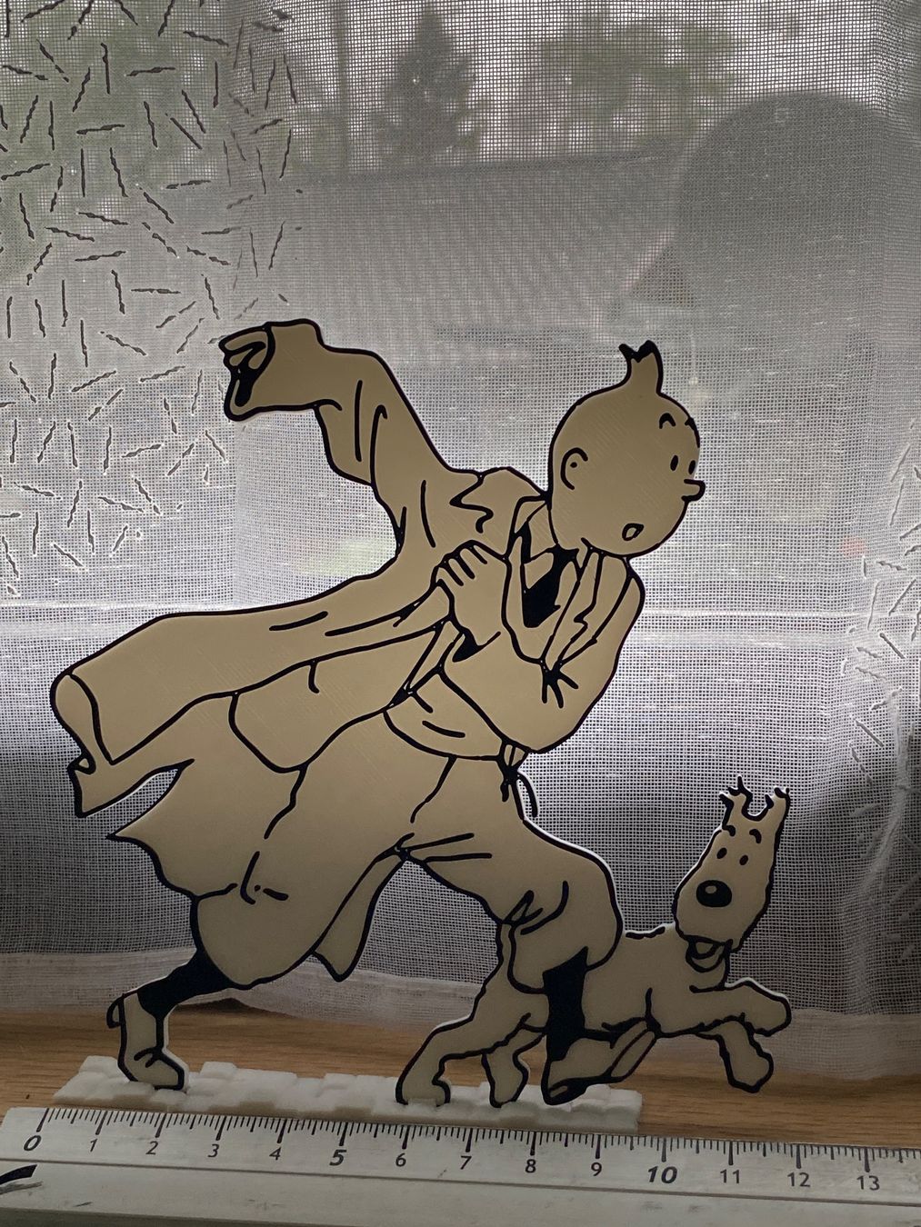 Statuette: Tintin et Milou - Décoration – Nuovo e nell'imballaggio originale da Fribourg venduto da Ldan