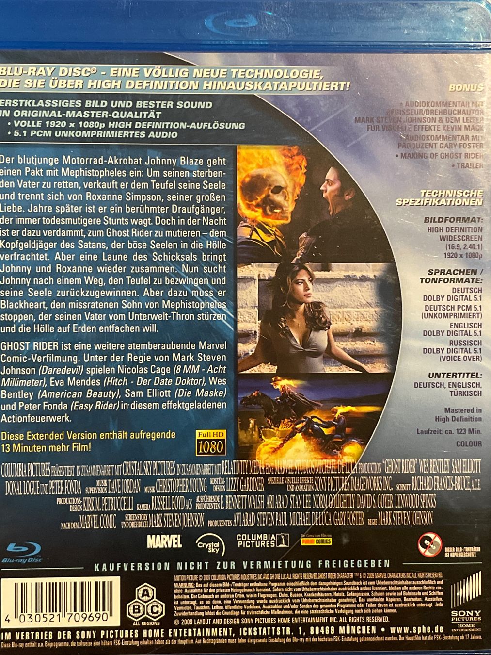 Tutti i DVDs: Ghost Rider (Extended Version)  (2007) – Nuovo (secondo la descrizione) da Waldenburg venduto da Gonzo8 1