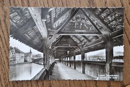 Kapellbrücke vor dem Brand