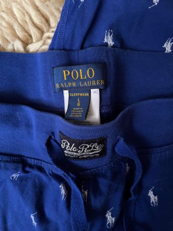 Polo Ralph Lauren Schlafhose Grösse L blau Polo Print
