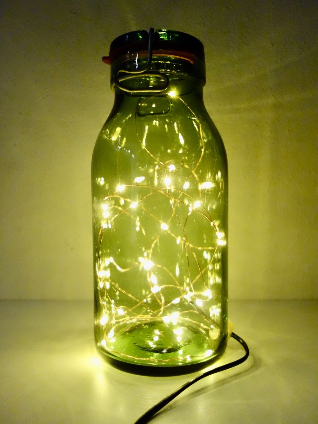 Tutte le decorazioni: Bülacher Glas Einmachglas mit Lichterkette – Usato da Kerzers venduto da zimmergruen