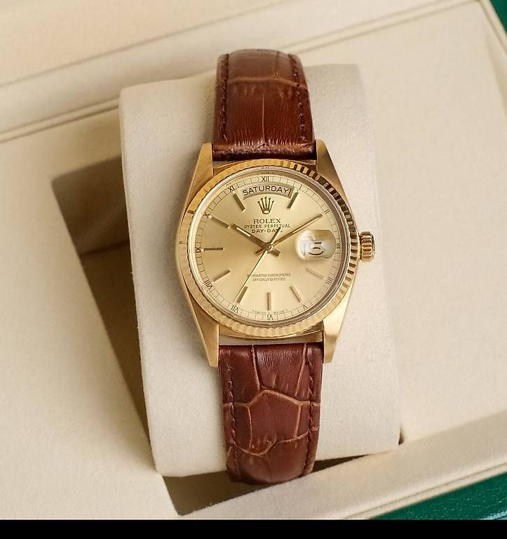 Rolex Uhren: Rolex Day Date 18K Gold – Gebraucht aus Hinterkappelen von mic_7fvd