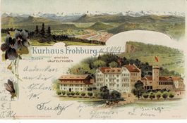 KURHAUS FROHBURG Station Läufelfingen BL gel. 1904!