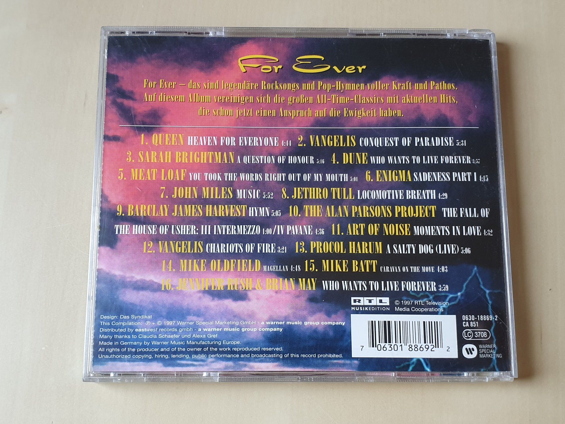 CDs: The Greatest Rhapsodies in Rock For Ever – D'occasion à Stansstad par collectorsshop 1