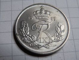 Dänemark  10 Öre, 1957
