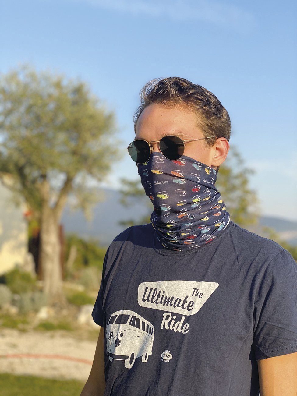 Foulard & Sciarpe: VW T1 BUS MULTIFUNKTIONSTUCH  BULLI Tuch – Nuovo e nell'imballaggio originale da Wil SG venduto da Saxer1 2
