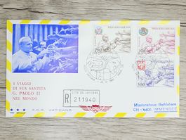 CL05 Enveloppe + Timbre Poste Vaticane 1980