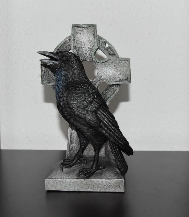 Brigid Ashwood Grußkarte – Keltischer Rabe, Blanko Innen, Mit Umschlag, Ca. 12,5x17,6 Cm