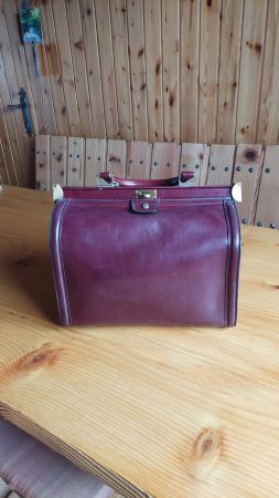 Beauty case en cuir