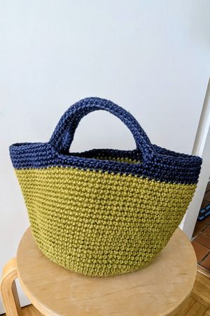 Tasche aus Naturfaserschnur