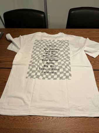 Sommer T-Shirt, Kalifornien Print, Grösse L