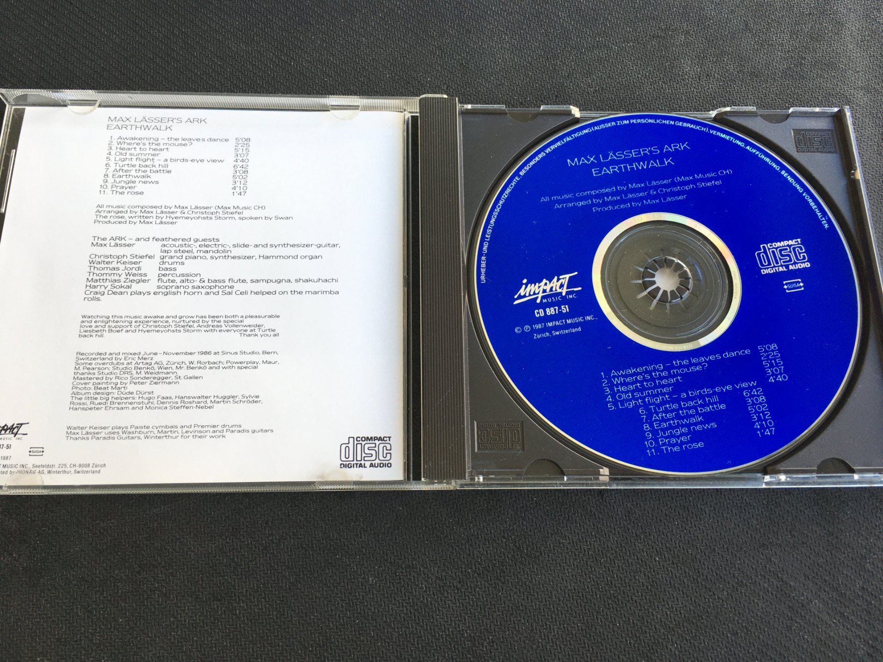 CD: Max Lässer's Ark - Earthwalk -CD- – Usato da St.Gallen venduto da MedienJoe 1