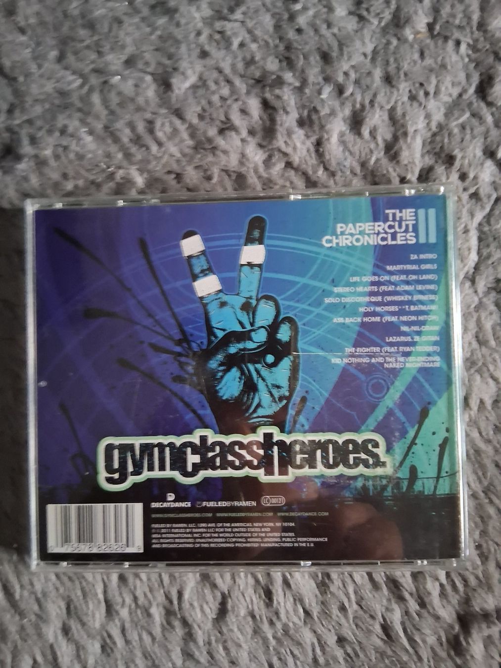 CD: GYM CLASS HEROES     THE PAPERCUT CHRONICLES     CD – Usato da Wetzikon ZH venduto da Ramones01 1