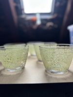 5 kleine Glasschalen, geeignet für Müesli