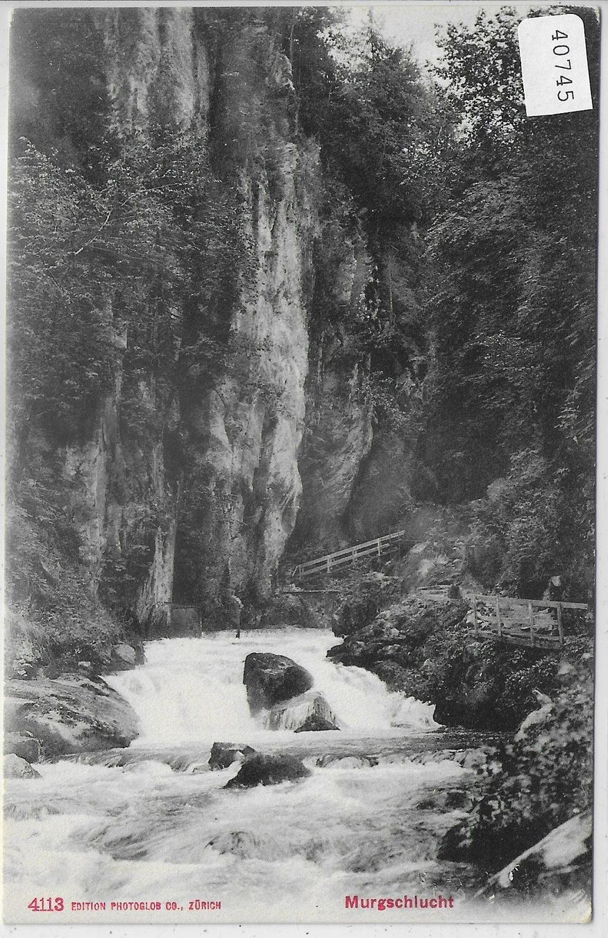 Cartoline postali: Murgschlucht – Usato da Ettingen venduto da Kartenplanet