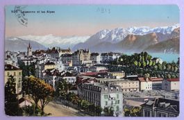 Lausanne et les Alpes