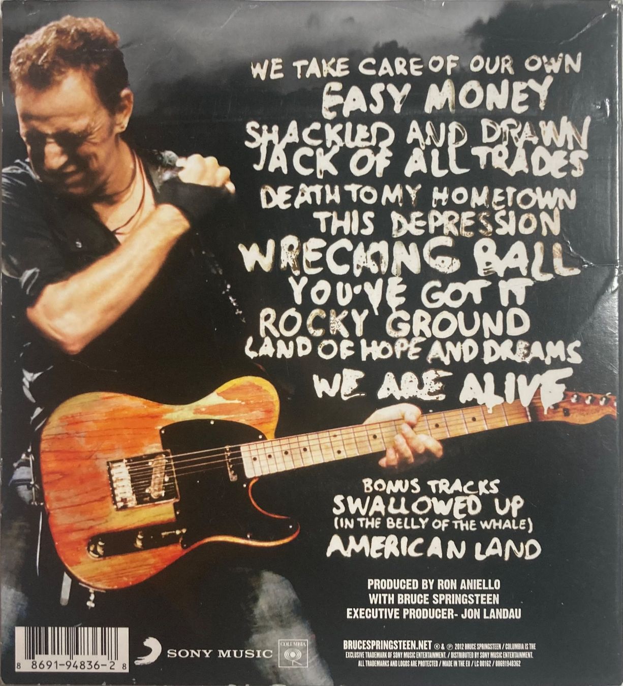 CD: BRUCE SPRINGSTEEN - WRECKING BALL – Usato da Poliez-Pittet venduto da Newtown-Records 1
