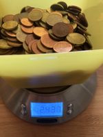 2,4kg Diverse Euro Münzen