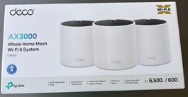 Deco AX3000 Whole Home Mesh WiFi 6 System (3-pack) Neuwertig
