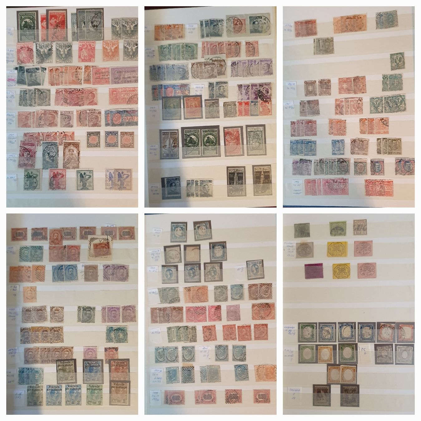 Alle Briefmarken: 2 Alben Italien und mehr.... – Gebraucht aus Kreuzlingen von Rschweiz1 2