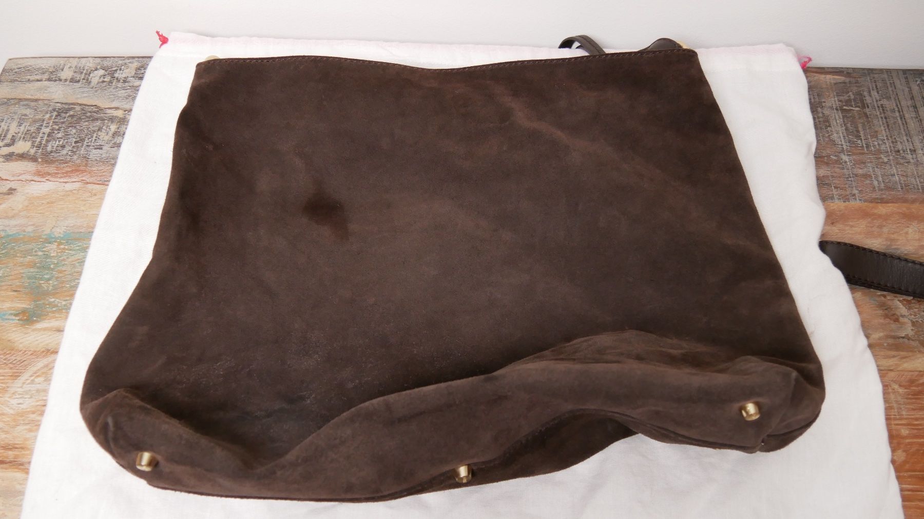 Abro Borse da donna: Abro Wildledertasche braun Shopper weiches Leder echt – Nuovo e nell'imballaggio originale da Zürich venduto da julia_vina 2