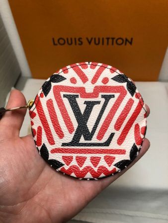 Louis Vuitton Crafty Rund Coin Geldbörse